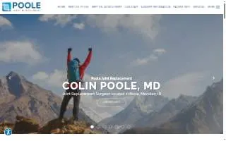 Poole Joint Replacement: Colin Poole, MD website