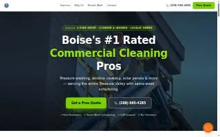 Premier Cleaning Pro website