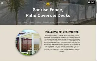Sonrise Fence Company website