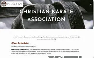 Christian Karate - Moscow website