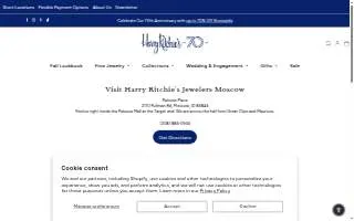 Harry Ritchie's Jewelers website
