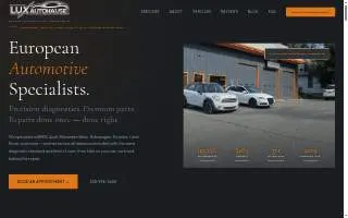 Lux AutoHause | Auto Repair Shop website