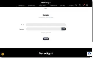 Paradigm Financial - Moscow website