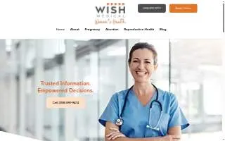 WISH Medical Women's Health website