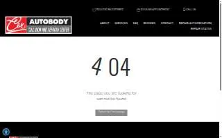 Cox Autobody Inc website