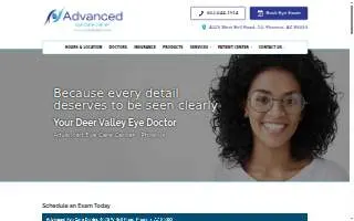 Advanced Eyecare of Nampa website
