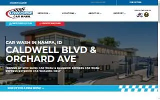 Cobblestone Car Wash of Nampa website