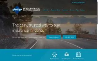 Heritage General Insurance website