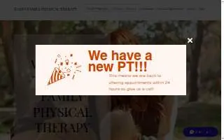 Idaho Family Physical Therapy website