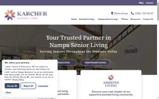 Karcher Senior Living website