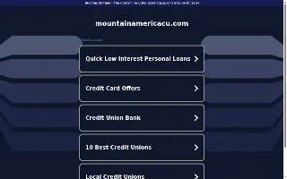 Mountain America Credit Union - Nampa: 2nd Street South Branch website