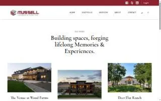 Mussell Construction website