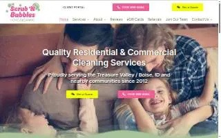 Scrub 'N Bubbles Cleaning LLC website
