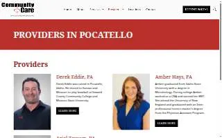 Community Care website