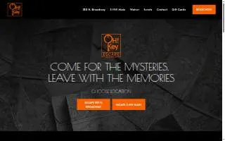 Oh Key! Escape Games website
