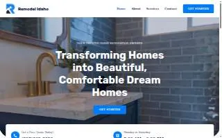 Remodel Idaho website