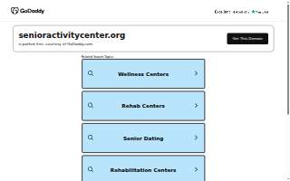 Senior Activity Center