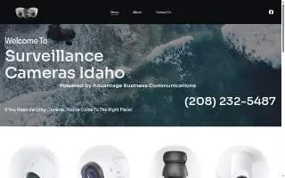 Surveillance Cameras Idaho website