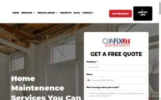 CDA Fix It website