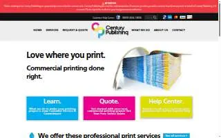 Century Publishing Co. Inc. website