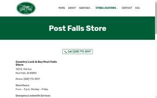 Country Lock & Key, Inc. of Post Falls