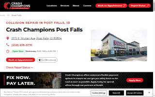 Crash Champions Collision Repair Post Falls