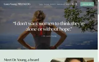 Dr. Laura Young, MD website