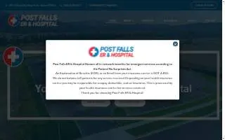 Post Falls ER & Hospital website