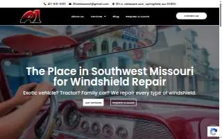 A1 Windshield Repair of Springfield website