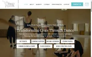 Ballet Etude Company and Academy website