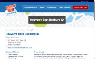 Heaven's Best Carpet Cleaning Rexburg ID