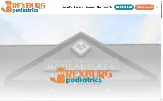Rexburg Pediatrics website