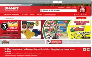 Bi-Mart Membership Discount Stores of Star website