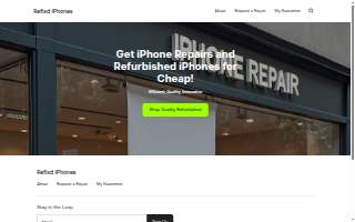 Refixd iPhones