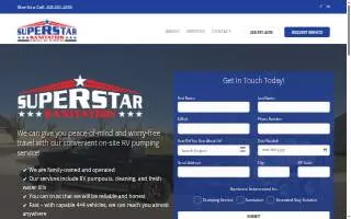Super Star Sanitation website