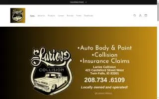 Larios Collision website