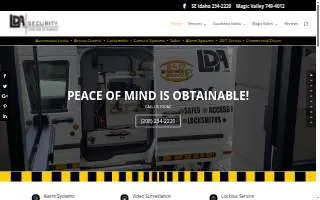 LDA Security website