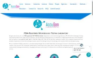 Accugen Laboratories Inc website