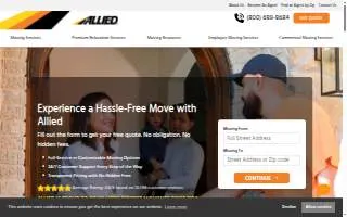 Allied Van Lines of Addison website