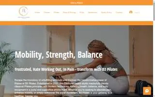 B3 Pilates of Addison website