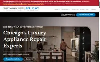 Blue Sky Appliance Service of Addison website