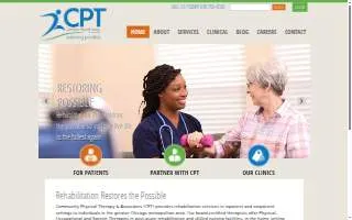 Community Physical Therapy website