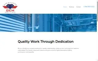 GEM Dock & Door website