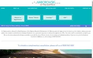 Naborowski Orthodontics: Michael Naborowski, DDS website