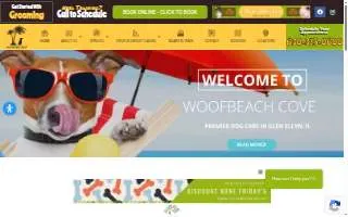 Woofbeach Cove of Addison website