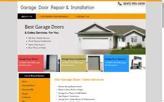 Algonquin Garage Doors Repair L.L.C. website