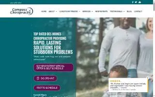 Compass Chiropractic and Wellness website