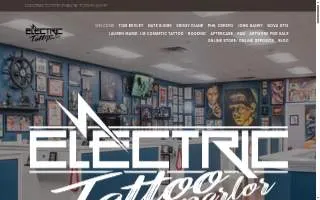Electric Tattoo Parlor website