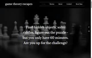 Game Theory Escapes of Algonquin website