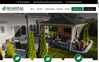 Seasonal Landscape Solutions of Algonquin website
